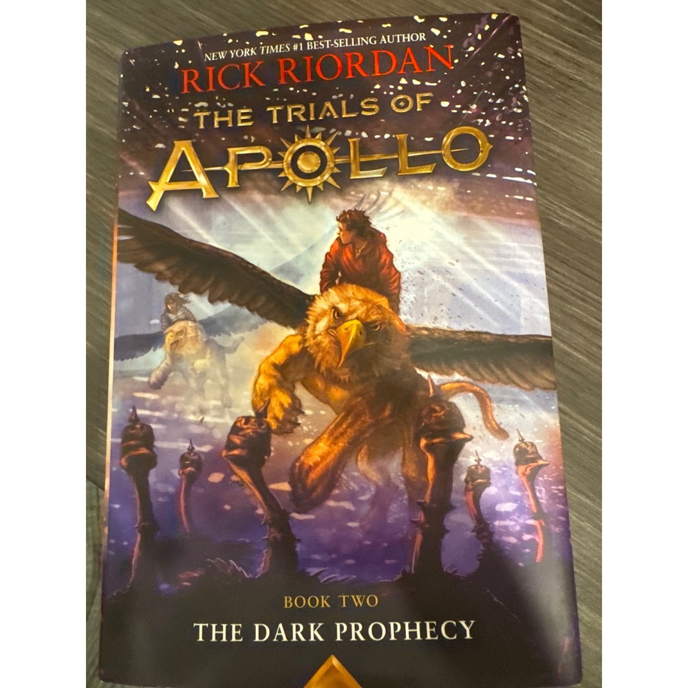 Rick Riordan The Trials of Apollo Book 2 The Dark Prophecy First Ed Hardcover